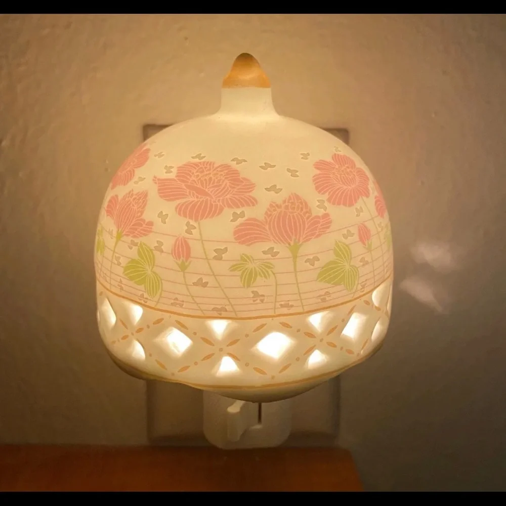 Beautiful porcelain wall plug-in night lights!!